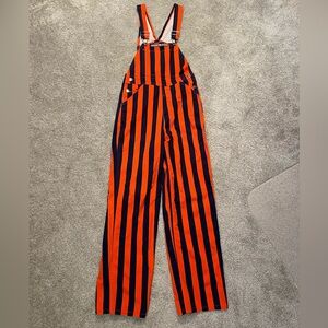 Orange and Blue GameBib Overalls size XS